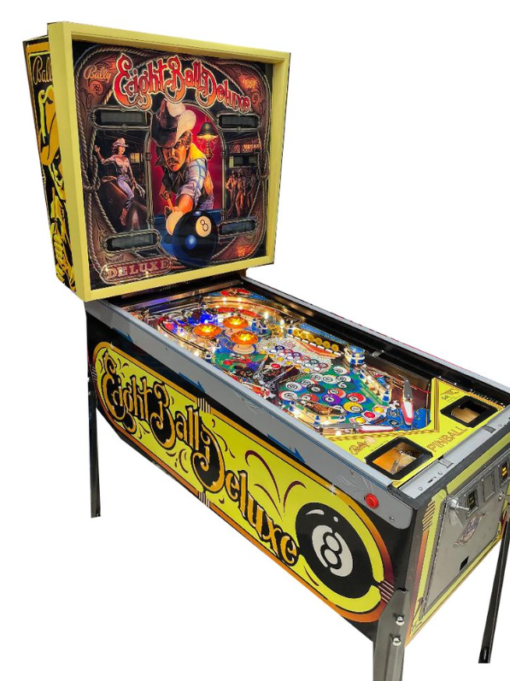 8 Ball Deluxe Pinball Machine for sale - retro arcade collectible in excellent condition