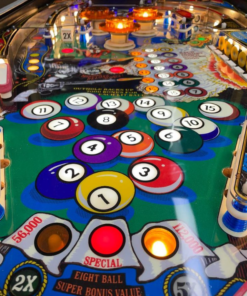 8 Ball Deluxe Pinball Machine for sale - perfect for collectors and enthusiasts