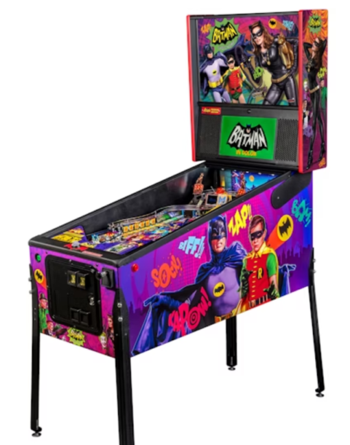 Batman 66 Pinball Machine for sale - Retro arcade game featuring Adam West's Batman.