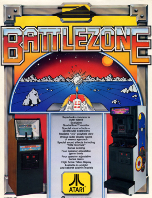 Battlezone Arcade Machine - Iconic 80s Arcade Game for Sale