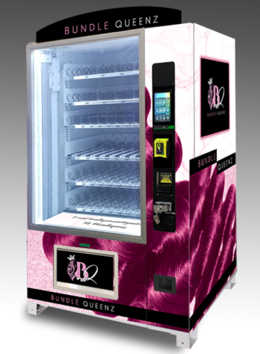 Compact beauty vending machine for sale, dispensing beauty products on the go.