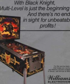 Black Knight 2000 Pinball Machine for sale - rare pinball game