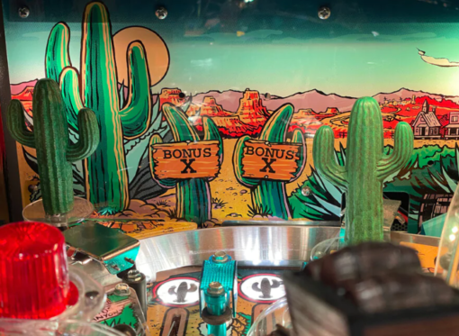 Cactus Canyon Pinball Machine for sale – classic arcade game with Wild West theme