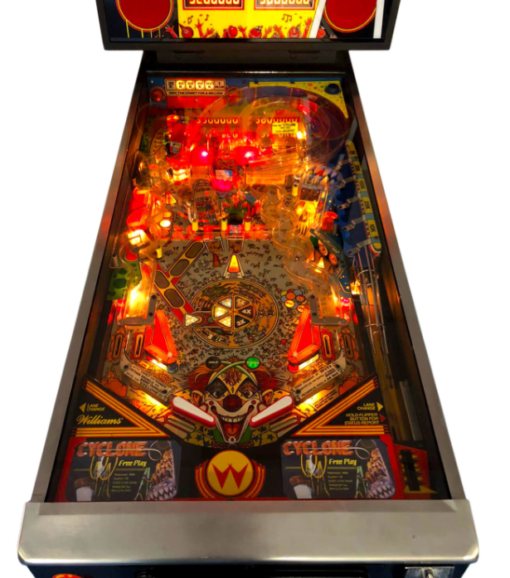 Cyclone Pinball Machine for sale - perfect for collectors and arcade enthusiasts.