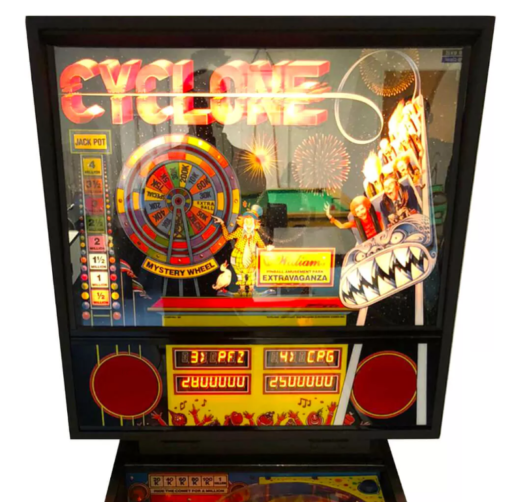 Vintage Cyclone Pinball Machine for sale, fully restored and ready to play