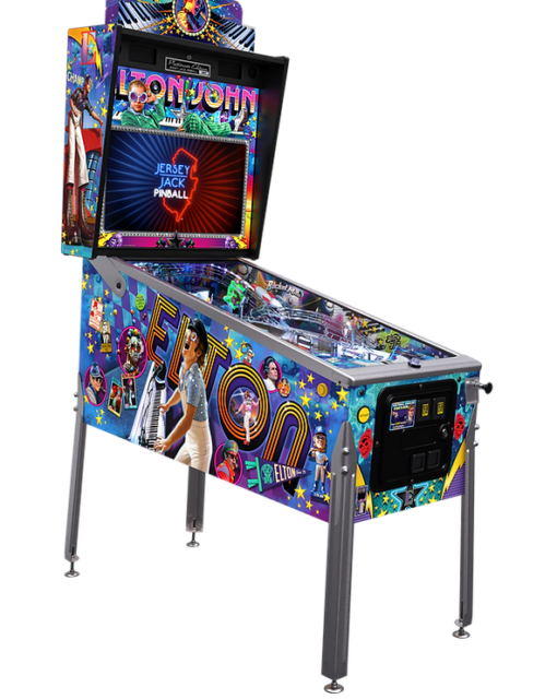 Elton John Pinball Machine for sale – a vibrant, music-themed arcade game