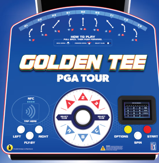 Multiplayer fun with the Golden Tee Golf Arcade Game Machine