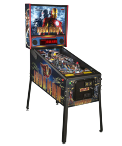 Iron Man Pinball Machine for sale – Marvel-themed arcade game with superhero design