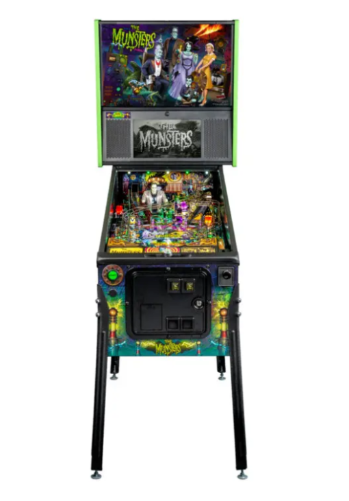 Retro Munsters Pinball Machine for sale – perfect for collectors and fans of The Munsters TV show