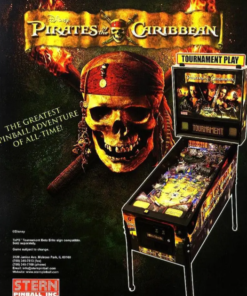 Pirates of The Caribbean Pinball Machine for sale - classic arcade fun