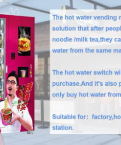 Hot ramen vending machine for sale, offering delicious noodles in minutes.