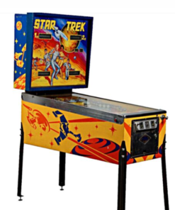 Star Trek Pinball Machine for sale – classic arcade game with iconic sci-fi design