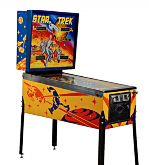 Star Trek Pinball Machine for sale – classic arcade game with iconic sci-fi design