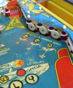 Vintage Star Trek Pinball Machine for sale, featuring authentic gameplay and collectible artwork