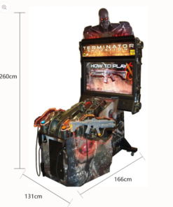 Close-up of the Terminator Salvation Arcade Machine controls, perfect for action-packed gameplay