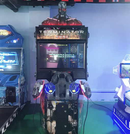 Terminator Salvation Arcade Machine for sale – authentic and ready to play.