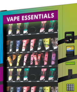 A modern vape vending machine for sale, perfect for retail stores and businesses