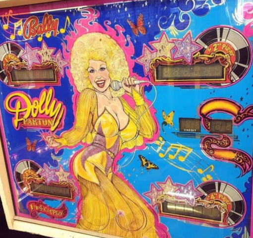 Authentic Dolly Parton Pinball Machine – Perfect for Collectors