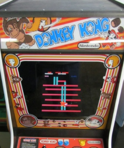 Vintage Donkey Kong Arcade Machine for sale, fully restored and ready to play.