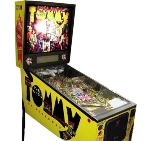 Tommy Pinball Machine for sale – relive the 90s arcade nostalgia.