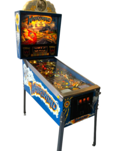 Whirlwind Pinball Machine for sale – classic arcade game with vibrant artwork and fast-paced gameplay.