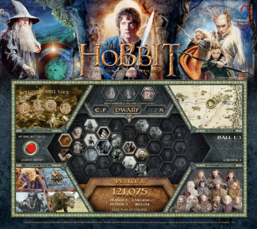 Jersey Jack's The Hobbit Pinball – Fully Functional Arcade Game
