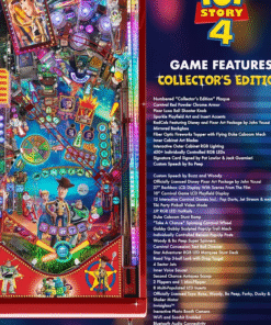 Toy Story 4 Pinball Machine – Buzz, Woody & Friends Arcade Game